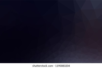 Dark BLUE vector abstract mosaic pattern. Creative illustration in halftone style with gradient. A new texture for your design.