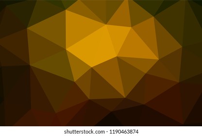 Dark BLUE vector abstract mosaic backdrop. A sample with polygonal shapes. Textured pattern for your backgrounds.