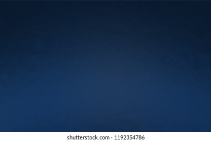 Dark BLUE vector abstract mosaic background. Colorful abstract illustration with gradient. The best triangular design for your business.