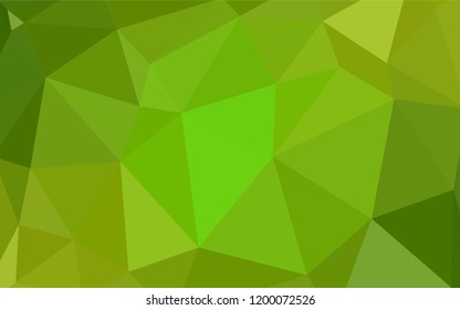 Dark BLUE vector abstract mosaic pattern. Modern abstract illustration with triangles. Brand new style for your business design.