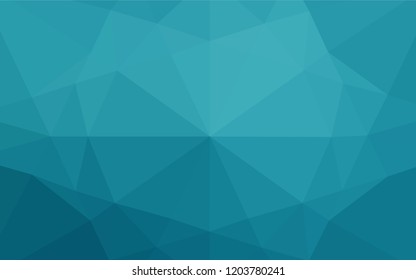 Dark BLUE vector abstract mosaic pattern. Brand new colored illustration in blurry style with gradient. The completely new template can be used for your brand book.
