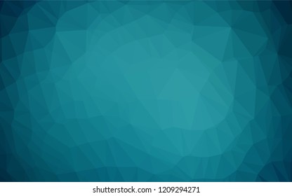 Dark BLUE vector abstract mosaic pattern. A completely new color illustration in a vague style. The template can be used as a background for cell phones.