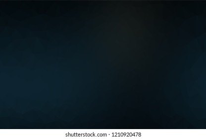 Dark BLUE vector abstract mosaic backdrop. An elegant bright illustration with gradient. The elegant pattern can be used as part of a brand book.