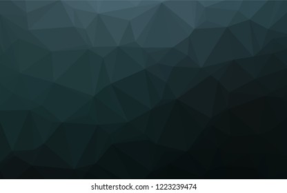 Dark BLUE vector abstract mosaic background. Creative illustration in halftone style with gradient. The completely new template can be used for your brand book.