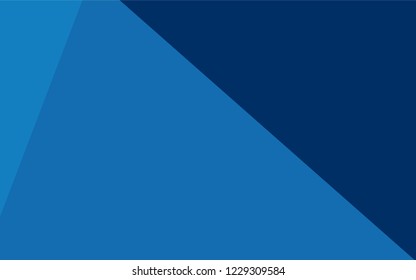 Dark BLUE vector abstract mosaic pattern. Creative geometric illustration in Origami style with gradient. Completely new template for your banner.