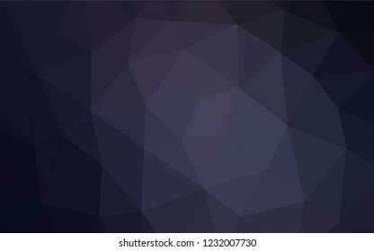 Dark BLUE vector abstract mosaic background. A vague abstract illustration with gradient. A completely new template for your business design.
