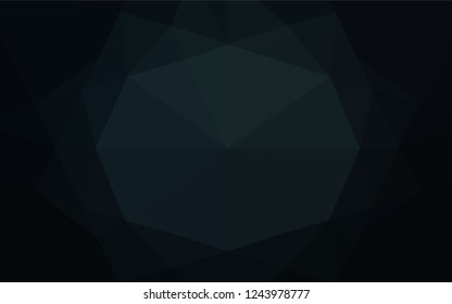 Dark BLUE vector abstract mosaic backdrop. A completely new color illustration in a vague style. A completely new template for your business design.