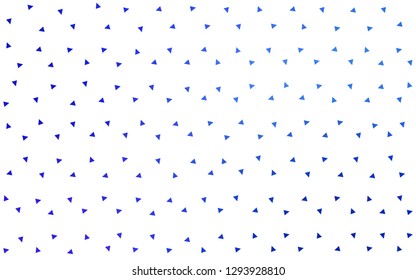 DARK BLUE vector  abstract mosaic backdrop. Creative geometric illustration in Origami style with gradient. Polygonal design for your web site.