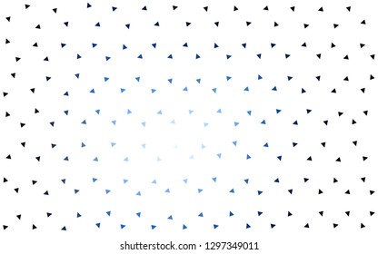 DARK BLUE vector  abstract mosaic pattern. Colorful abstract illustration with triangles. Polygonal design for your web site.
