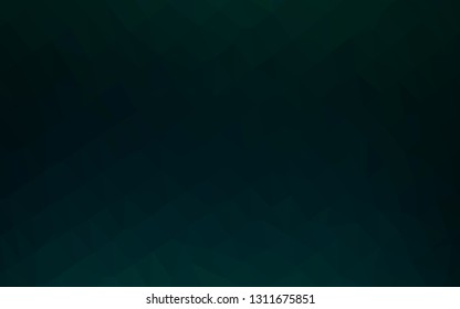 Dark BLUE vector abstract mosaic backdrop. An elegant bright illustration with gradient. Template for a cell phone background.