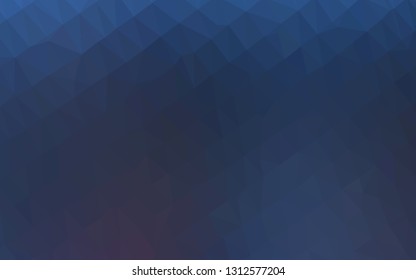 Dark BLUE vector abstract mosaic background. Shining colored illustration in a Brand new style. Elegant pattern for a brand book.