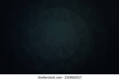 Dark BLUE vector abstract mosaic background. Creative illustration in halftone style with gradient. Polygonal design for your web site.