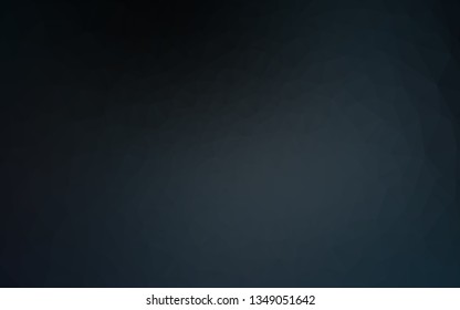Dark BLUE vector abstract mosaic background. Shining colored illustration in a Brand new style. Elegant pattern for a brand book.