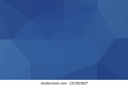 Dark BLUE vector abstract mosaic pattern. Glitter abstract illustration with an elegant design. Brand new style for your business design.