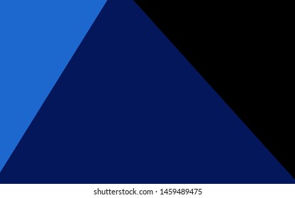 Dark BLUE vector abstract mosaic background. Colorful illustration in Origami style with gradient.  Triangular pattern for your business design.