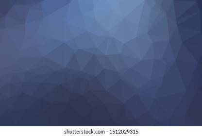 Dark BLUE vector abstract mosaic background. A completely new color illustration in a vague style. Textured pattern for background.