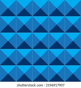 Dark BLUE vector abstract mosaic backdrop. Creative illustration in halftone style with triangles.