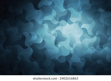 Dark BLUE vector abstract mosaic backdrop. Shining polygonal illustration, which consist of triangles. A new texture for your web site.