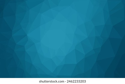 Dark BLUE vector abstract mosaic background. Creative illustration in halftone style with gradient. Textured pattern for background.