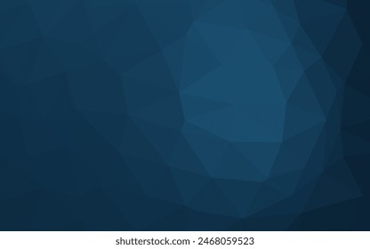 Dark BLUE vector abstract mosaic backdrop. A vague abstract illustration with gradient. Template for a cell phone background.