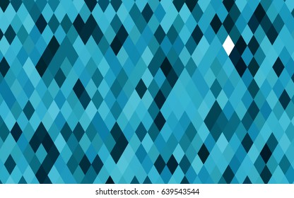 Dark BLUE vector abstract mosaic background. Colorful illustration in abstract style with gradient. The completely new template can be used for your brand book.