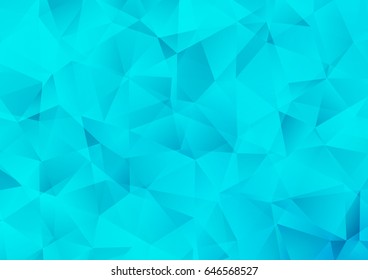 Dark BLUE vector abstract mosaic template. Colorful abstract illustration with gradient. The elegant pattern can be used as part of a brand book.