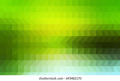 Dark BLUE vector abstract mosaic background. Brand-new colored illustration in blurry style with gradient. A completely new template for your business design.