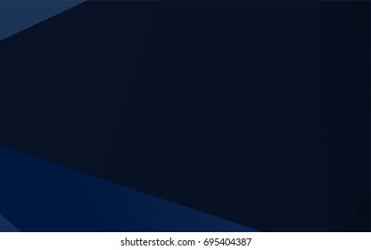 Dark BLUE vector abstract mosaic pattern. Modern geometrical abstract illustration with gradient. Brand-new style for your business design.