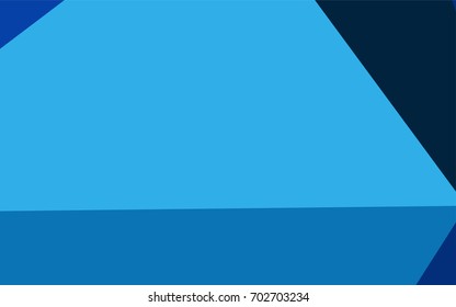 Dark BLUE vector abstract mosaic background. Creative geometric illustration in Origami style with gradient. A completely new design for your business.