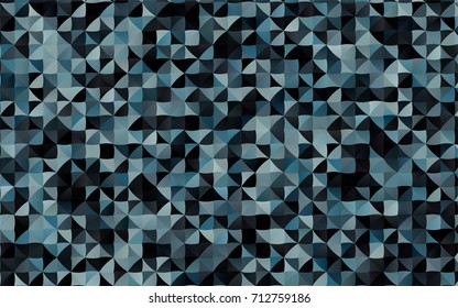Dark BLUE vector abstract mosaic background. Creative geometric illustration in Origami style with gradient. Brand-new style for your business design.