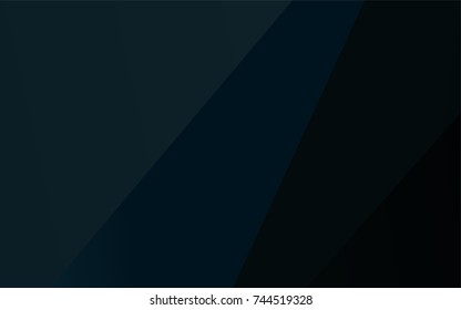 Dark BLUE vector abstract mosaic background. Shining illustration, which consist of triangles. The completely new template can be used for your brand book.