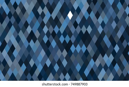 Dark BLUE vector abstract mosaic template. Modern geometrical abstract illustration with gradient. The polygonal design can be used for your web site.
