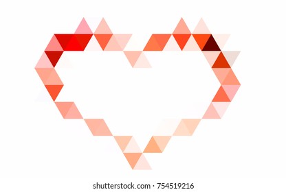 Dark BLUE vector abstract mosaic template. Modern geometrical abstract illustration with gradient. The polygonal design can be used for your web site.