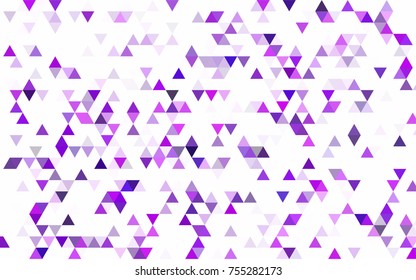Dark BLUE vector abstract mosaic background. An elegant bright illustration with gradient. The best triangular design for your business.