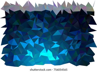 Dark BLUE vector abstract mosaic pattern. Colorful abstract illustration with gradient. A completely new design for your business.