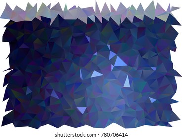Dark BLUE vector abstract mosaic pattern. Colorful abstract illustration with gradient. Brand-new design for your business.