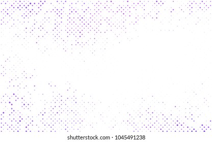 Dark BLUE vector abstract pattern with circles. Geometry template for your business design. Background with colored spheres.
