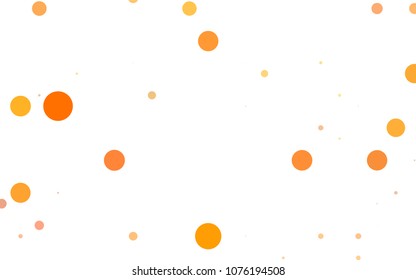 Dark BLUE vector abstract pattern with circles. Geometry template for your business design. Background with colored spheres.