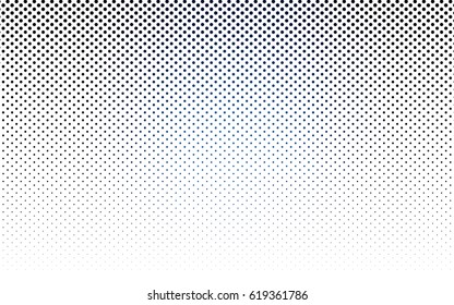 Dark BLUE vector abstract pattern with circles. Geometry template for your business design. Background with colored spheres.