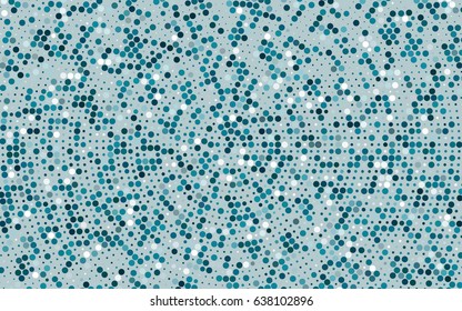 Dark BLUE vector abstract pattern with circles. Geometry template for your business design. Background with colored spheres.