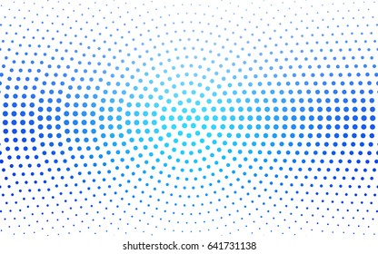 DARK BLUE vector abstract pattern with circles. Geometry template for your business design. Background with colored spheres.