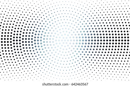 DARK BLUE vector abstract pattern with circles. Geometry template for your business design. Background with colored spheres.