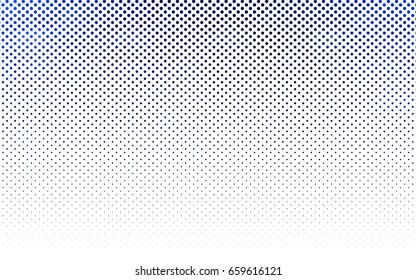 Dark BLUE vector abstract pattern with circles. Geometry template for your business design. Background with colored spheres.