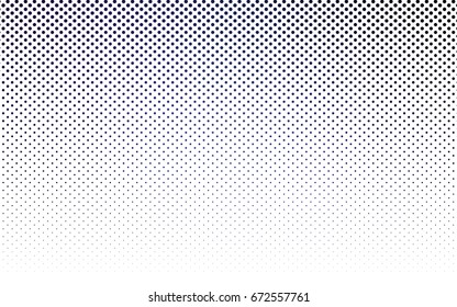 Dark BLUE vector abstract pattern with circles. Geometry template for your business design. Background with colored spheres.