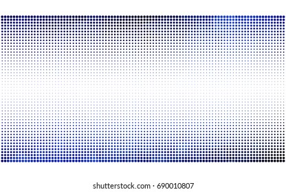 DARK BLUE vector abstract pattern with circles. Geometry template for your business design. Background with colored spheres.