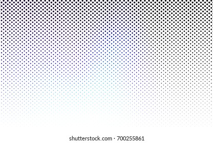 Dark BLUE vector abstract pattern with circles. Geometry template for your business design. Background with colored spheres.
