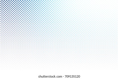 Dark BLUE vector abstract pattern with circles. Geometry template for your business design. Background with colored spheres.