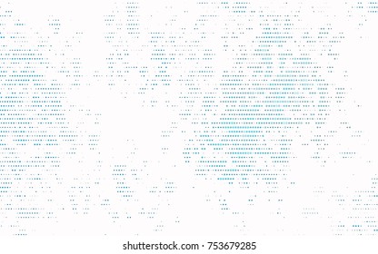 Dark BLUE vector abstract pattern with circles. Geometry template for your business design. Background with colored spheres.