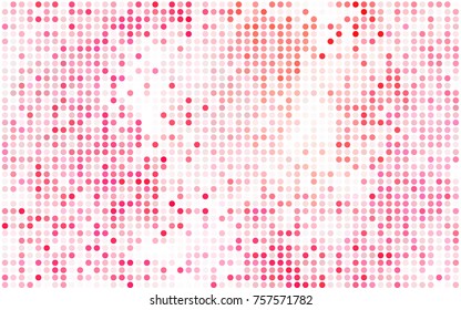Dark BLUE vector abstract pattern with circles. Geometry template for your business design. Background with colored spheres.