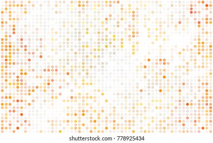 Dark BLUE vector abstract pattern with circles. Geometry template for your business design. Background with colored spheres.